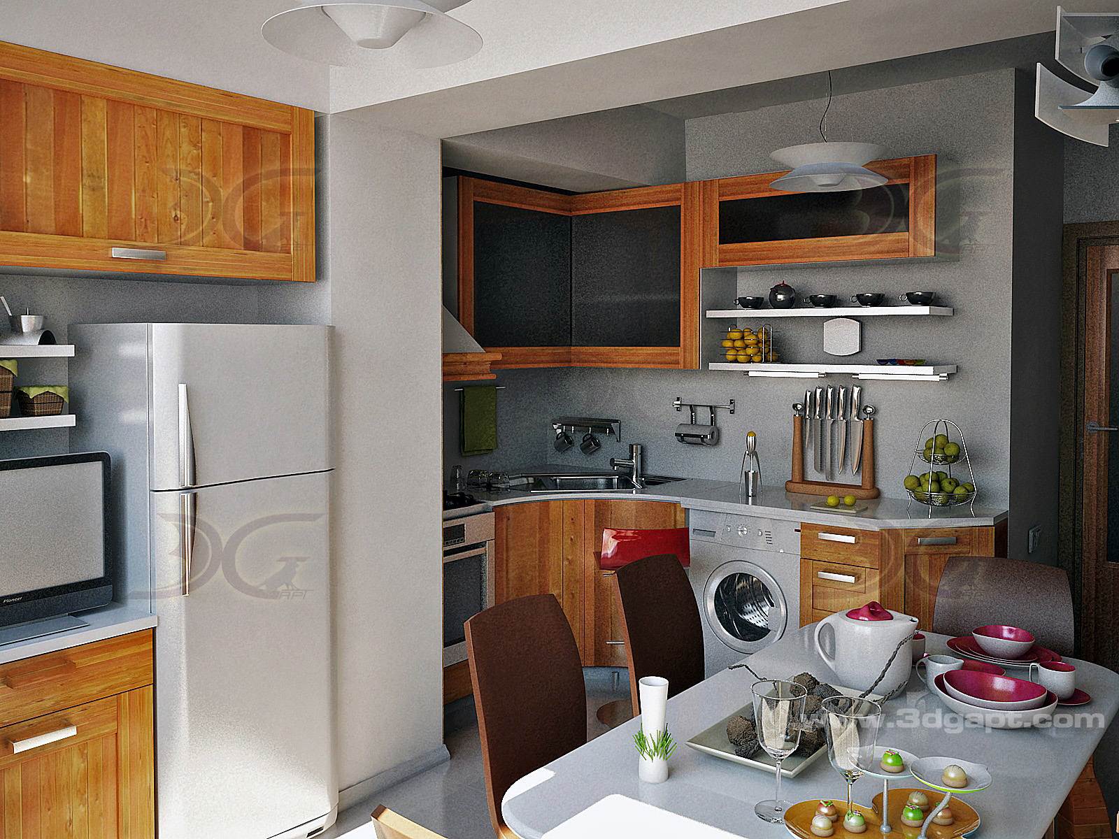architecture interior kitchen-3versions 7