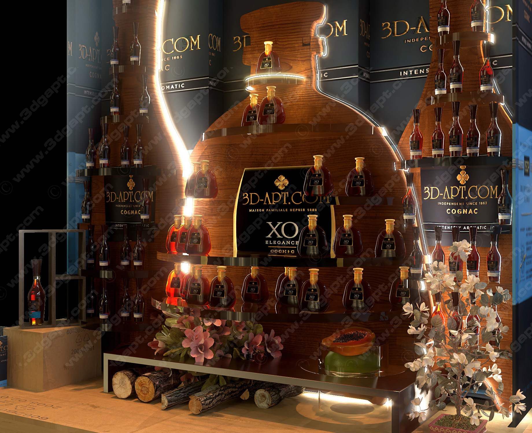 Stand for cognac-  8