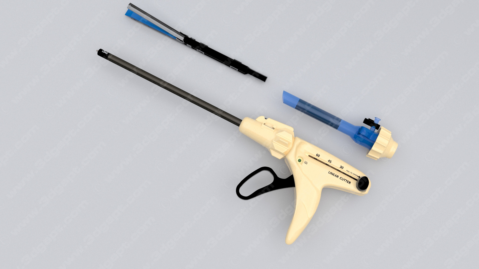3d objects Medical Endoscopic device 003