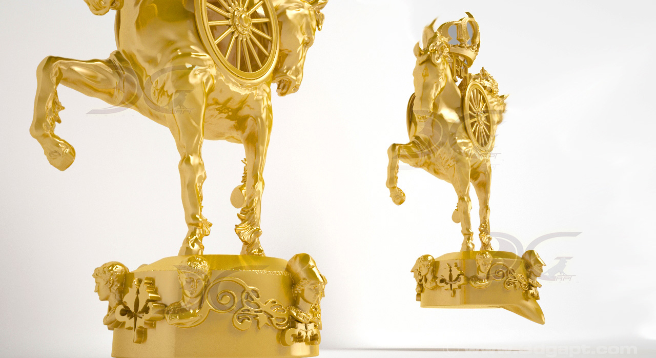 Golden horse logo